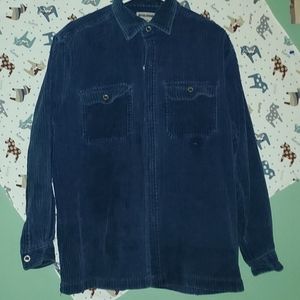 High Sierra Corduroy dark blue long sleeve shirt